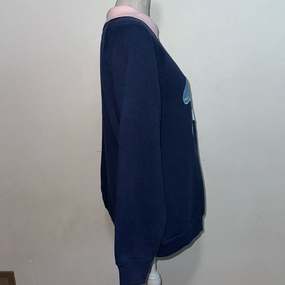 Vintage Woman’s Portrait Appliqué Sweatshirt - Picture 5 of 9